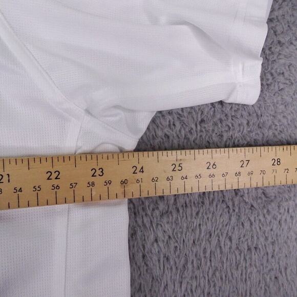 Ratters Lacrosse Shirt Mens XL White Polo New Balance Short Sleeve - Picture 7 of 11